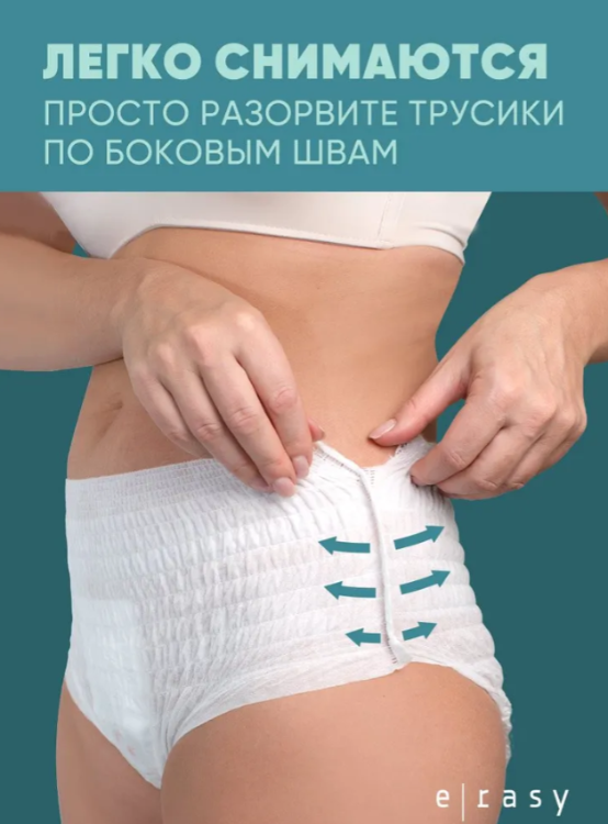Трусы E-RASY менструальные ночные S 5шт - в интернет-магазине tut-beauty.by