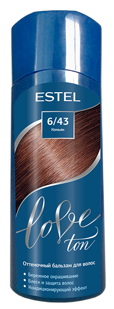 Бальзам для волос Estel Love оттеночный тон 6.43 коньяк 150мл - в интернет-магазине TUT-BEAUTY.BY с доставкой.