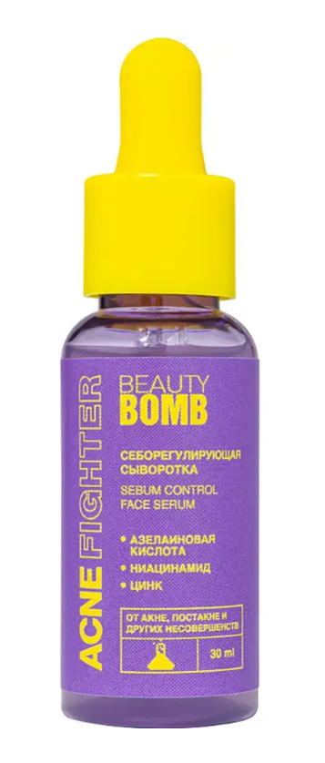 Сыворотка для лица Beauty Bomb Acne Fighter себорегулирующая 30мл - в интернет-магазине tut-beauty.by