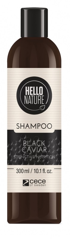Шампунь для волос Hello Nature Black Caviar с экстрактом черной икры 300мл - купить в интернет-магазине косметики tut-beauty.by