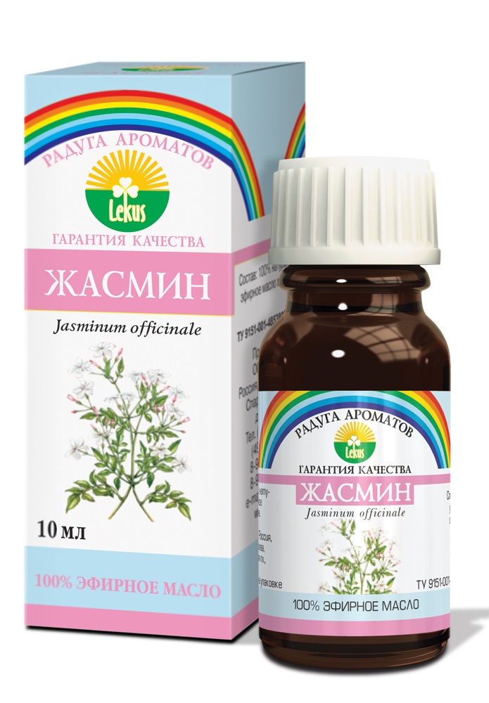 Эфирное масло Lekus жасмин 10мл - в интернет-магазине tut-beauty.by