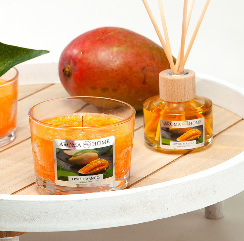 Ароматизированная свеча Aroma Home Mango манго 115г