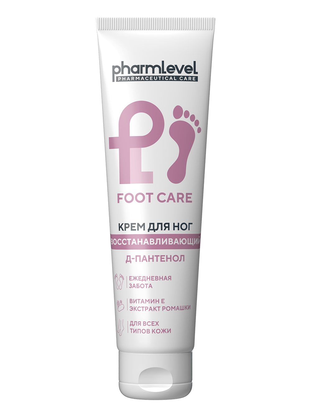 Крем для ног Pharmlevel Foot Care восстанавливающий с пентенолом 100мл - в интернет-магазине tut-beauty.by