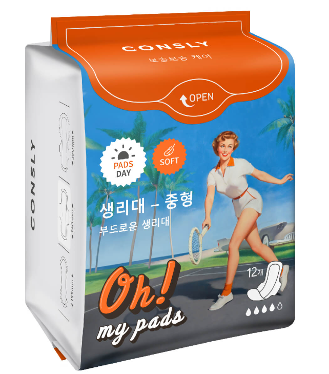 Прокладки гигиенические Oh! My Pads дневные 12шт - в интернет-магазине tut-beauty.by