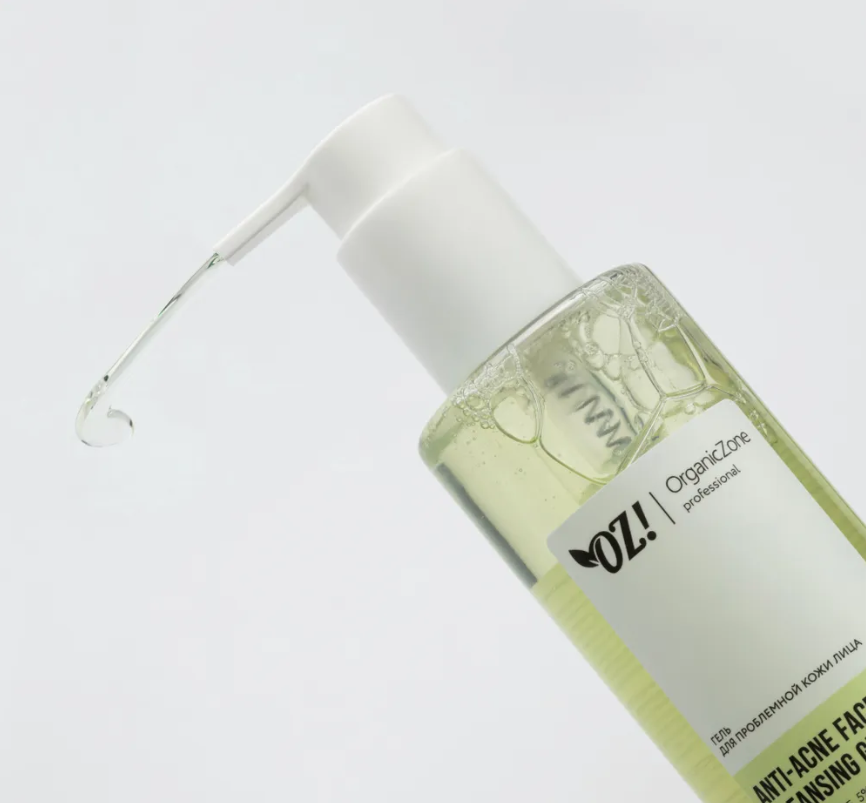 Гель для лица OZ! Prof для умывания  ANTI-ACNE для проблемной кожи 350мл - в интернет-магазине tut-beauty.by