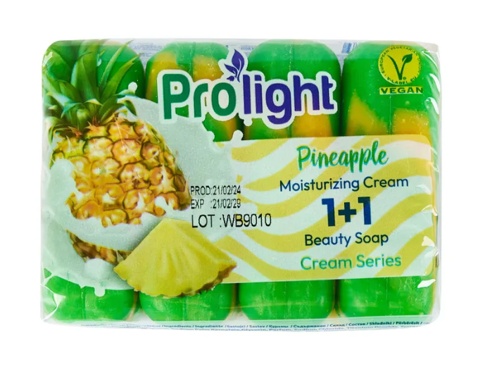 Мыло Prolight сливочно-ананасовое 4х80гр - в интернет-магазине tut-beauty.by