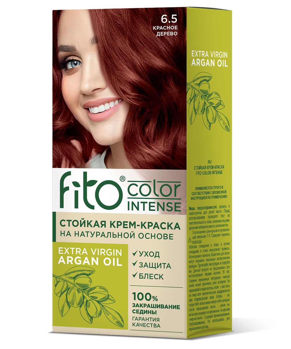 Крем-краска для волос Fito Сolor Intense тон 6.5 Красное дерево 115мл - в интернет-магазине tut-beauty.by