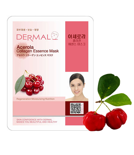 Маска для лица Dermal Acerola Collagen ацерола и коллаген 23г - в интернет-магазине tut-beauty.by