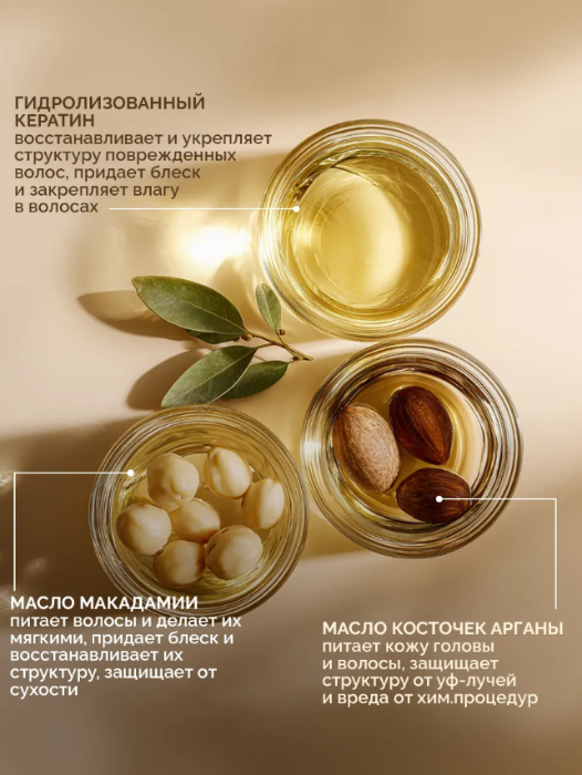 Бальзам для волос Professional Organic Oil Keratin & Macadamia кератиновый 470мл - в интернет-магазине tut-beauty.by