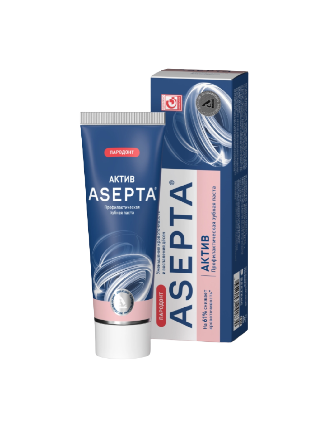 Зубная паста ASEPTA АКТИВ Профилактическая 75мл - в интернет-магазине tut-beauty.by