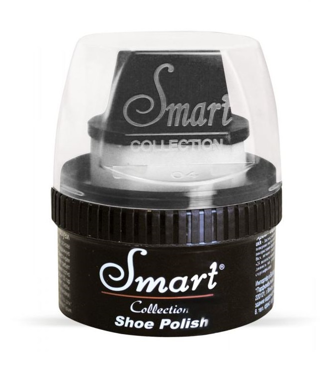 Крем-краска для обуви Smart цвет черный 60мл