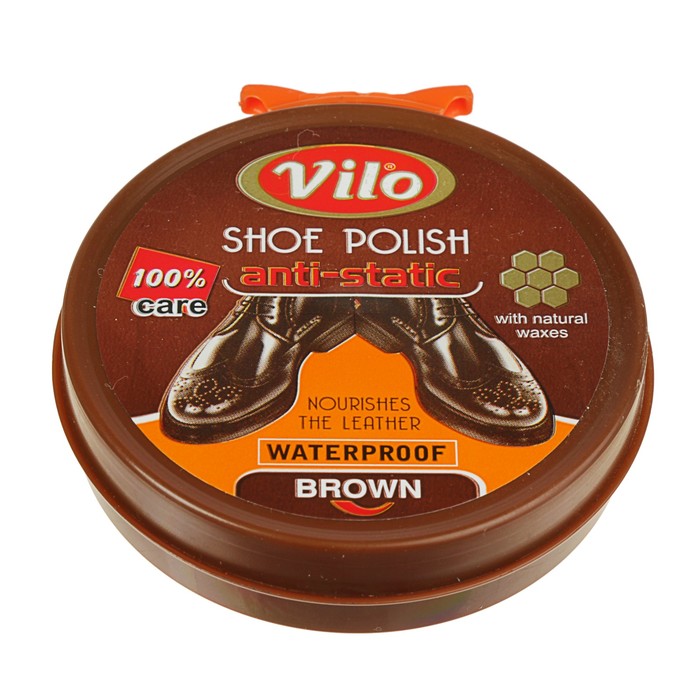 Крем-краска для обуви Vilo цвет коричневый 50мл
