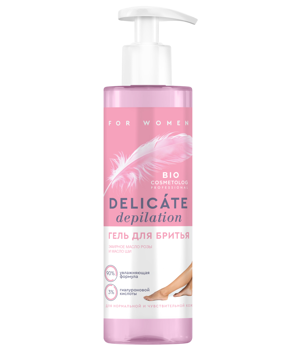 Гель для бритья Bio Cosmetolog Professional Delicate Depilatio 190мл - в интернет-магазине tut-beauty.by