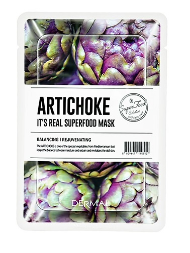 Маска для лица Dermal Superfood Artichoke артишок 25г - в интернет-магазине tut-beauty.by