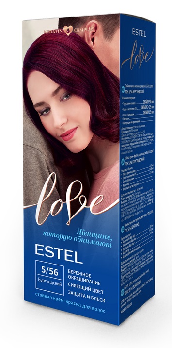 Краска для волос Estel Love тон 5.56 бургундский 115мл