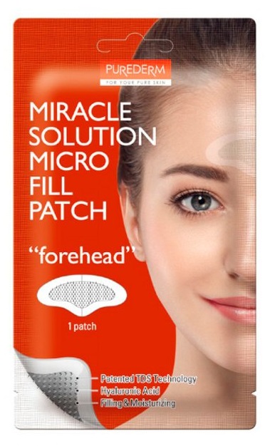 Патчи Purederm Miracle Solution Micro Fill Forehead для лба с микроиглами 1шт