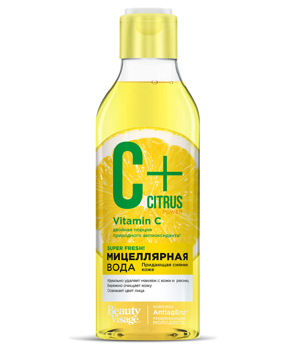 Мицеллярная вода C+Citrus для сияния кожи с омолаживающим комплексом 245мл - в интернет-магазине tut-beauty.by