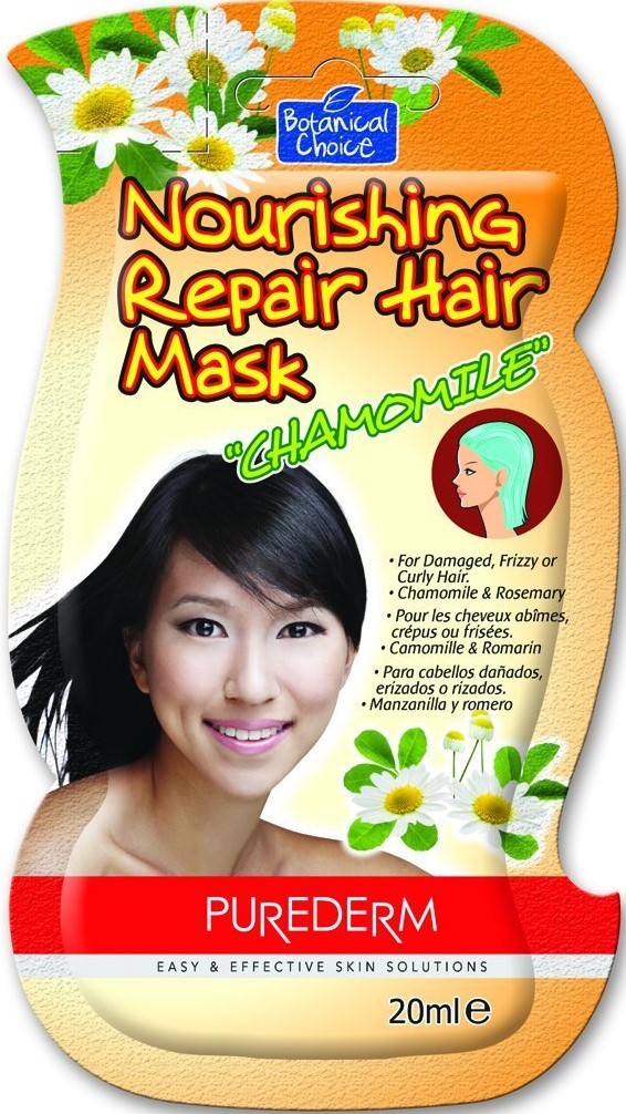 Маска для волос Purederm Nourishing Repair Hair Mask питание и восстановление с ромашкой 20мл