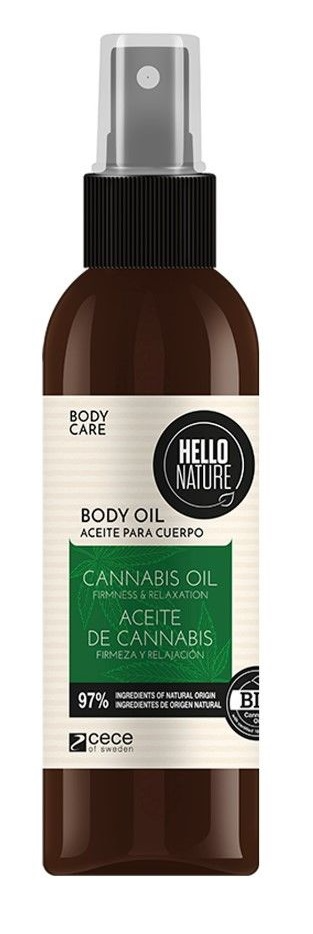 Масло для тела Hello Nature Cannabis Oil с маслом конопли 130мл р - купить в интернет-магазине косметики tut-beauty.by