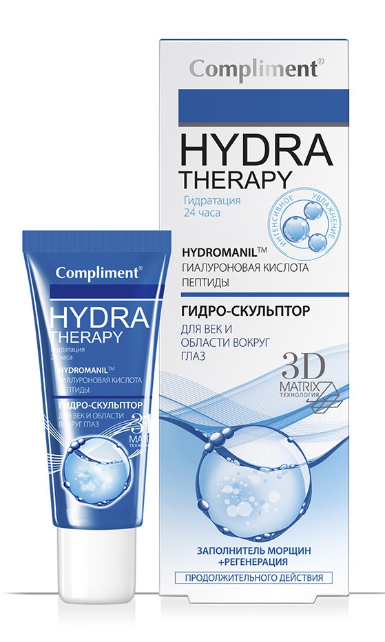 Гель для глаз Compliment Hydra Therapy заполнение морщин и регенерация 25мл