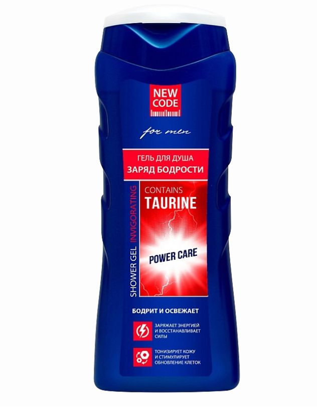 Гель для душа New Code с таурином 250мл - в интернет-магазине tut-beauty.by