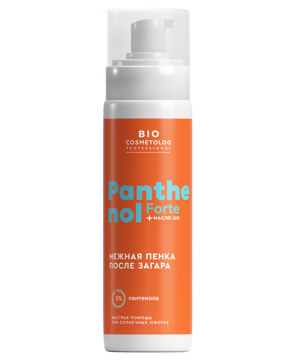 Пенка для тела Bio Cosmetolog Professional Panthenol Forte после загара Пантенол 5% 150мл - в интернет-магазине tut-beauty.by