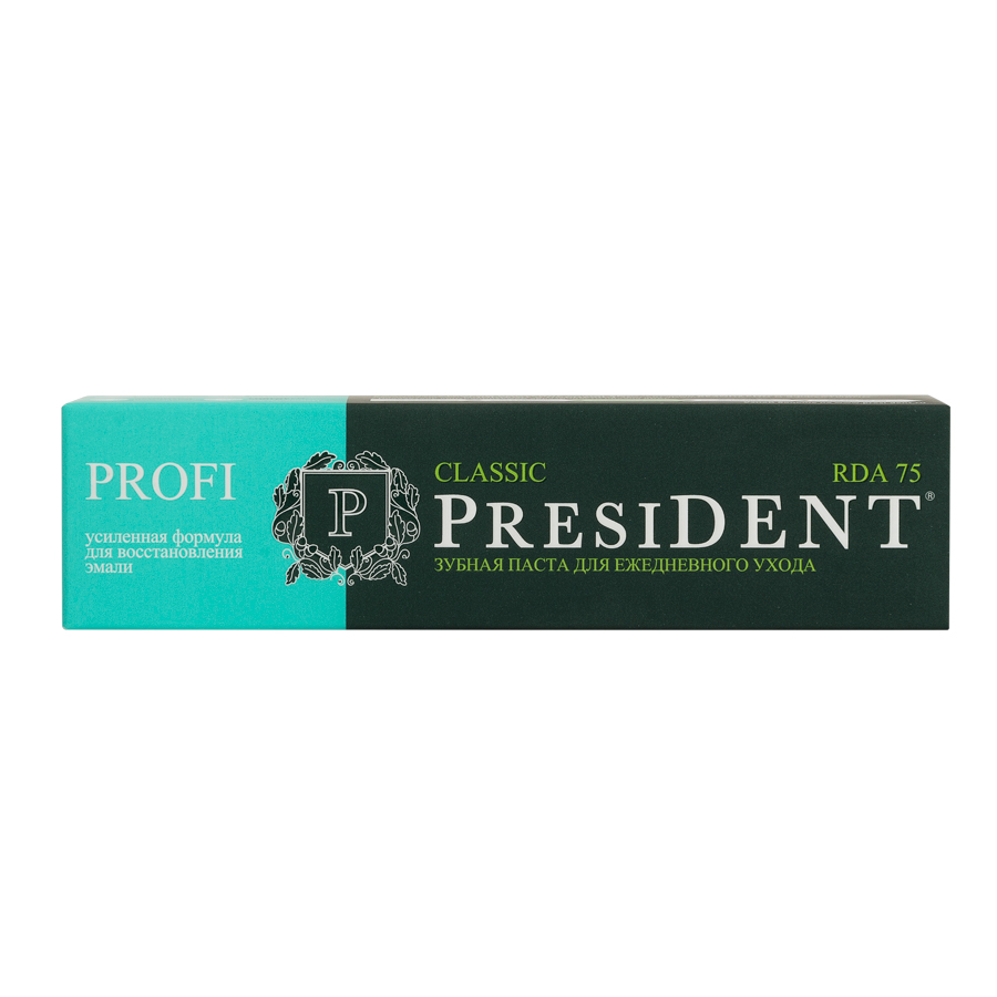 Зубная паста PresiDENT Profi Classic классическая 75 RDA 50мл р - в интернет-магазине tut-beauty.by