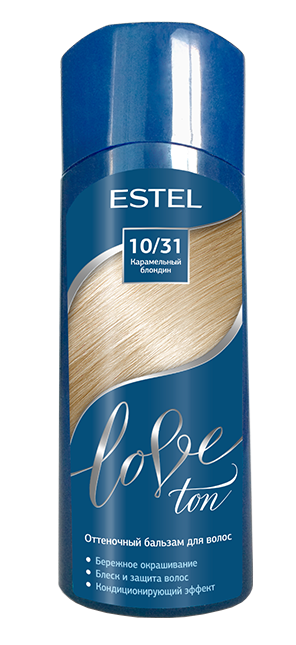 Бальзам для волос Estel Love оттеночный тон 10.31 карамельный блондин 150мл - в интернет-магазине TUT-BEAUTY.BY с доставкой.