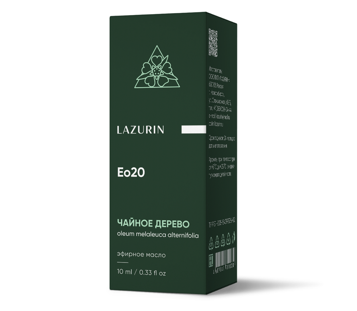 Эфирное масло Lazurin чайное дерево 10мл