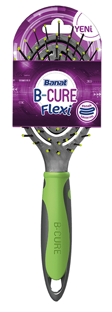 Расчёска Banat B-Cure Flexi 485 для волос массажная