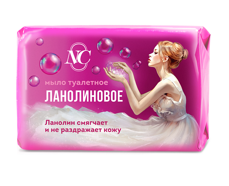 Мыло Невская Косметика туалетное ланолиновое 90г
