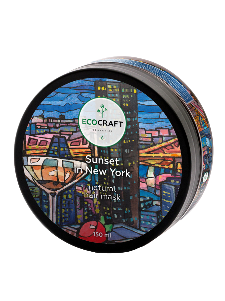Маска для волос EcoCraft Sunset in New York для блеска и густоты Закат в Нью-Йорке 150мл - в интернет-магазине tut-beauty.by