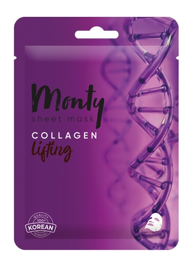 Маска для лица Monty Tencel тканевая коллаген 25мл - в интернет-магазине tut-beauty.by