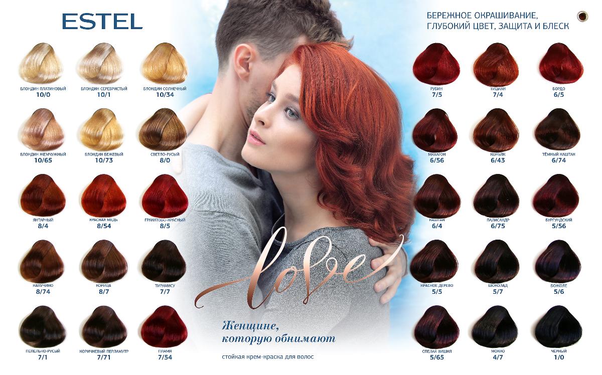 Краска для волос Estel Love тон 8.4 янтарный 115мл