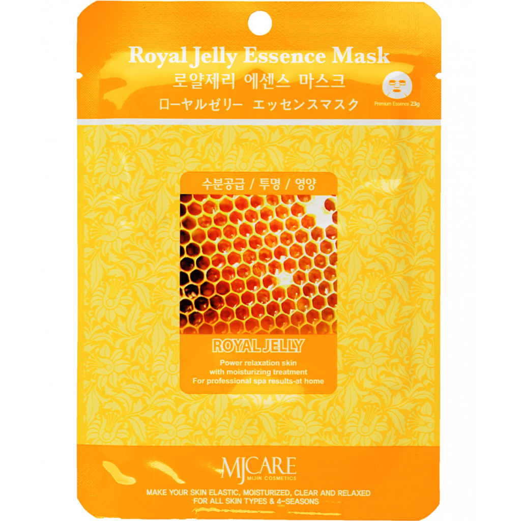 Маска для лица Mjcare Royal Jelly Essence Mask с экстрактом маточного молочка 23г - в интернет-магазине tut-beauty.by