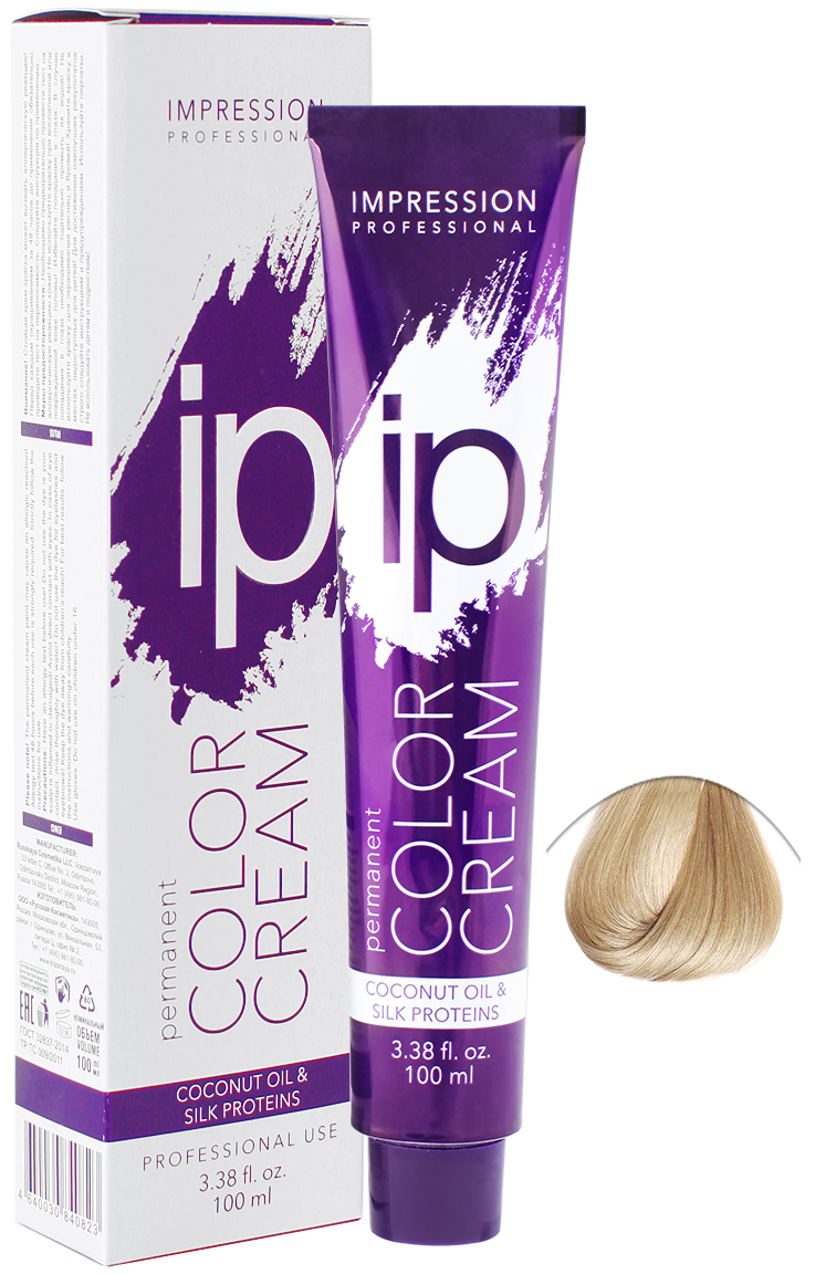Крем-краска Impression Professional тон 12.7 специальный блонд коричневый 100мл - в интернет-магазине tut-beauty.by