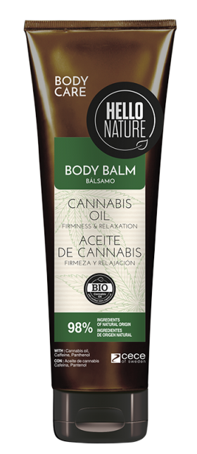 Бальзам для тела Hello Nature Cannabis Oil с маслом конопли 250мл - купить в интернет-магазине косметики tut-beauty.by
