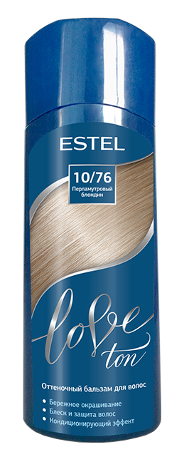Бальзам для волос Estel Love оттеночный тон 10.76 перламутровый блондин 150мл - в интернет-магазине TUT-BEAUTY.BY с доставкой.