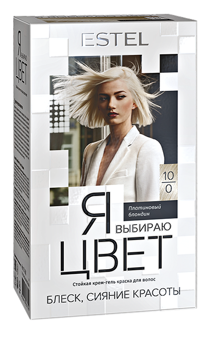 Краска для волос Estel Я Выбираю Цвет тон 10.0 платиновый блондин - в интернет-магазине TUT-BEAUTY.BY с доставкой.