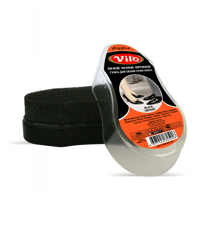 Мини-губка для обуви Vilo цвет черный р - в интернет-магазине tut-beauty.by
