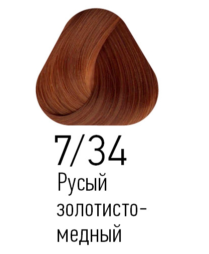 Краска для волос Estel Professional Princess Essex тон 7.34 средне-русый золотисто-медный 60мл