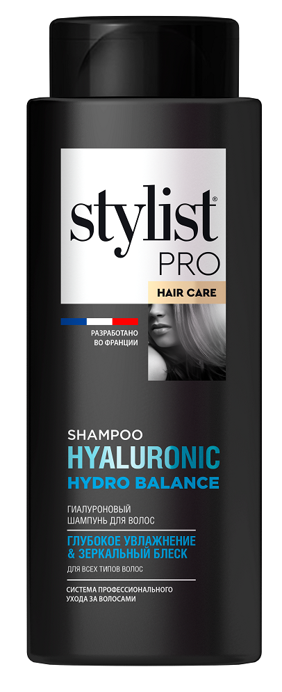 Шампунь для волос STYLIST PRO hair care Гиалуроновый увлажнение и зеркальный блеск  280мл - в интернет-магазине tut-beauty.by