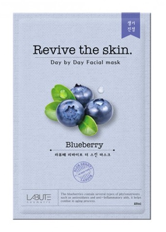 Маска для лица Labute Revive The Skin Blueberry голубика 23мл