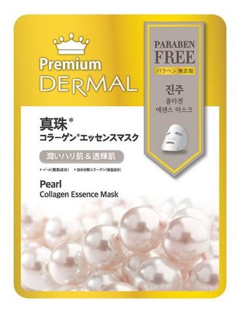 Маска для лица Dermal Premium Pearl Collagen с коллагеном и порошком жемчужной пудры 25г - в интернет-магазине tut-beauty.by