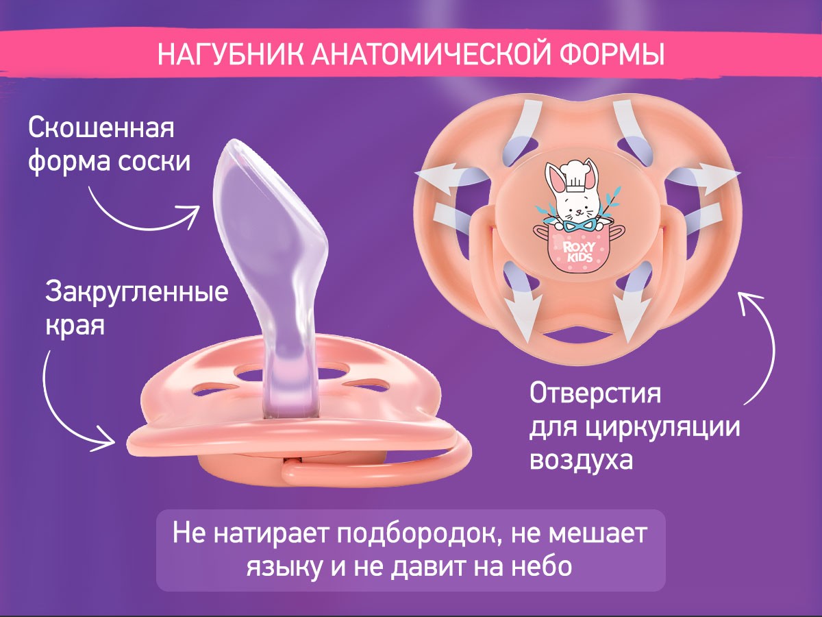 Накладки защитные Roxy Kids для груди S+M 2шт