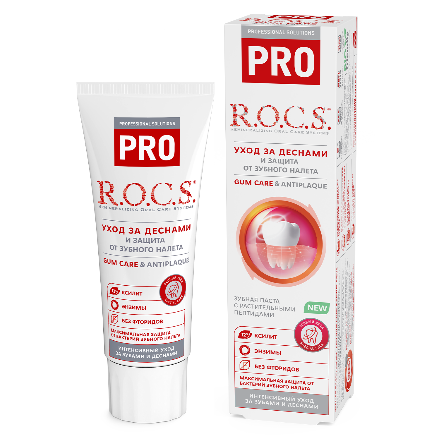 Зубная паста R.O.C.S. Pro Gum Care & Antiplaque 74г