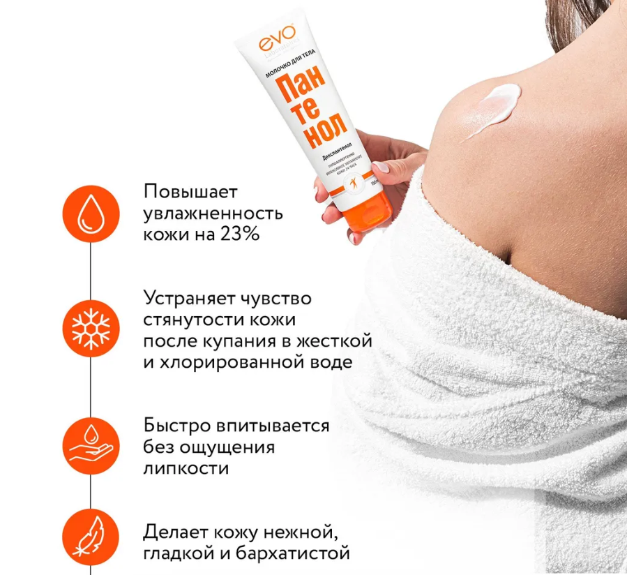 Набор Evo "Безупречный подарок на каждый день" крем-гель для душа + молочко для тела р