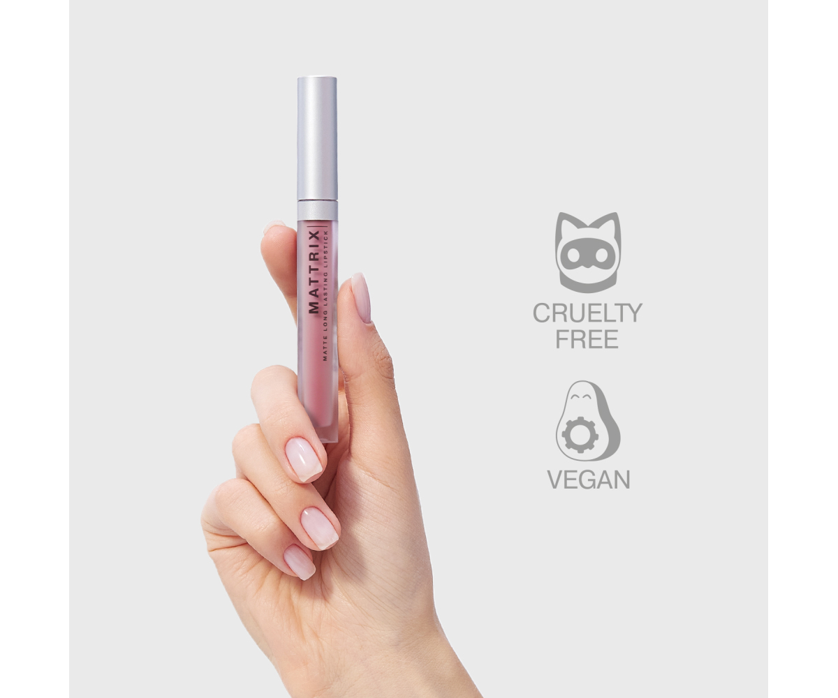 Помада Influence Beauty Mattrix жидкая матовая тон 08 бежево-розовый нюд 1.8мл