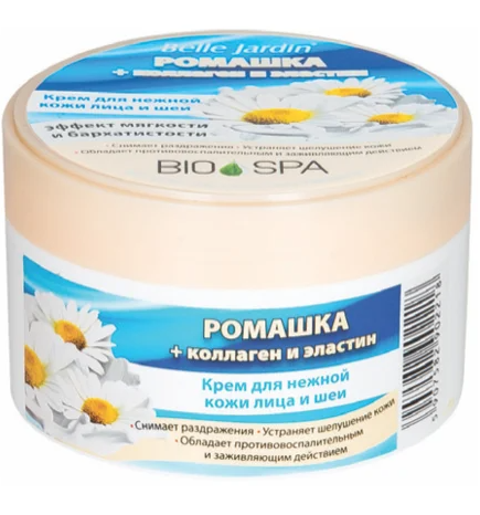 Крем для лица Belle Jardin Bio Spa ромашка + коллаген и эластин 200мл р - в интернет-магазине tut-beauty.by