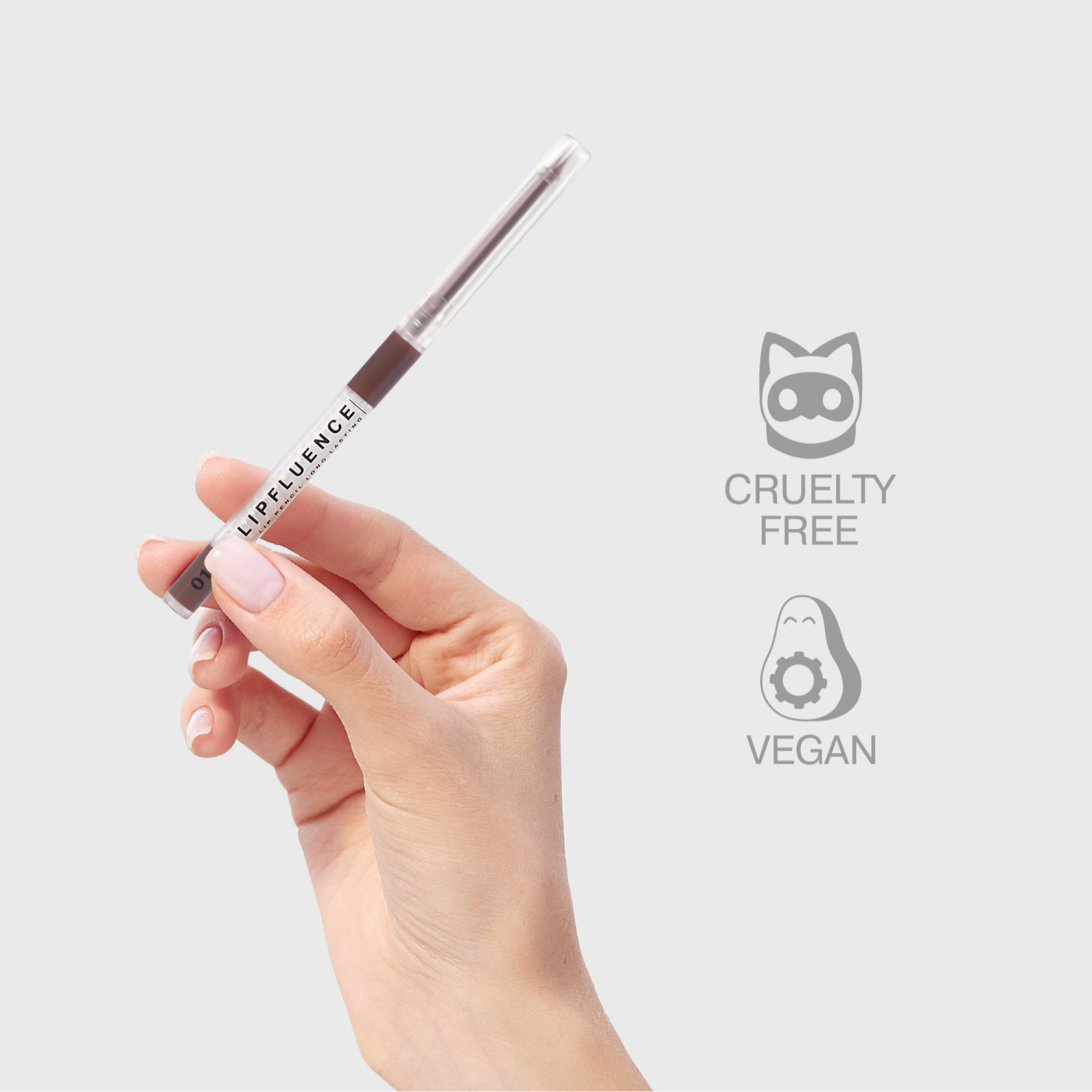 Карандаш для губ Influence Beauty Lipfluence автоматический тон 01 Коричневый 0.28мл
